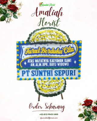 Papan Bunga Duka di Larangan Utara
